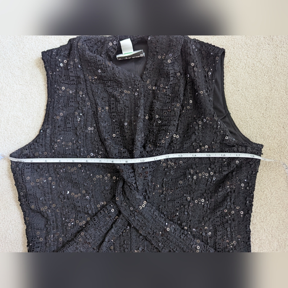 Joseph Ribkoff Black Textured Mini Dress - Picture 5 of 7